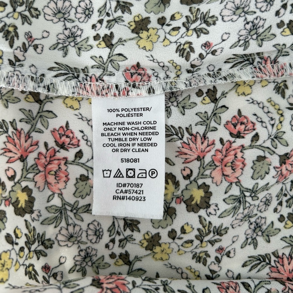 Loft Floral Peplum Blouse - Picture 6 of 6